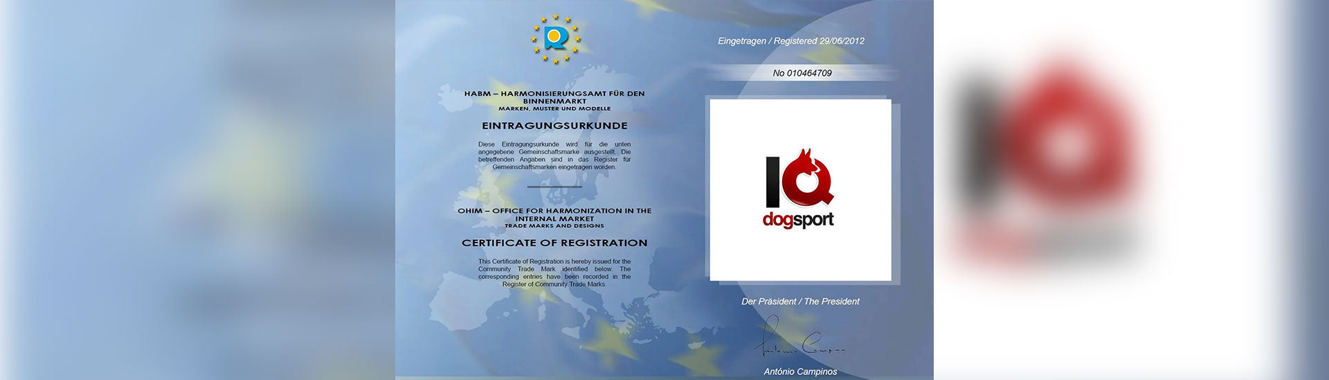 Eingetragene Marke - IQ Dogsport