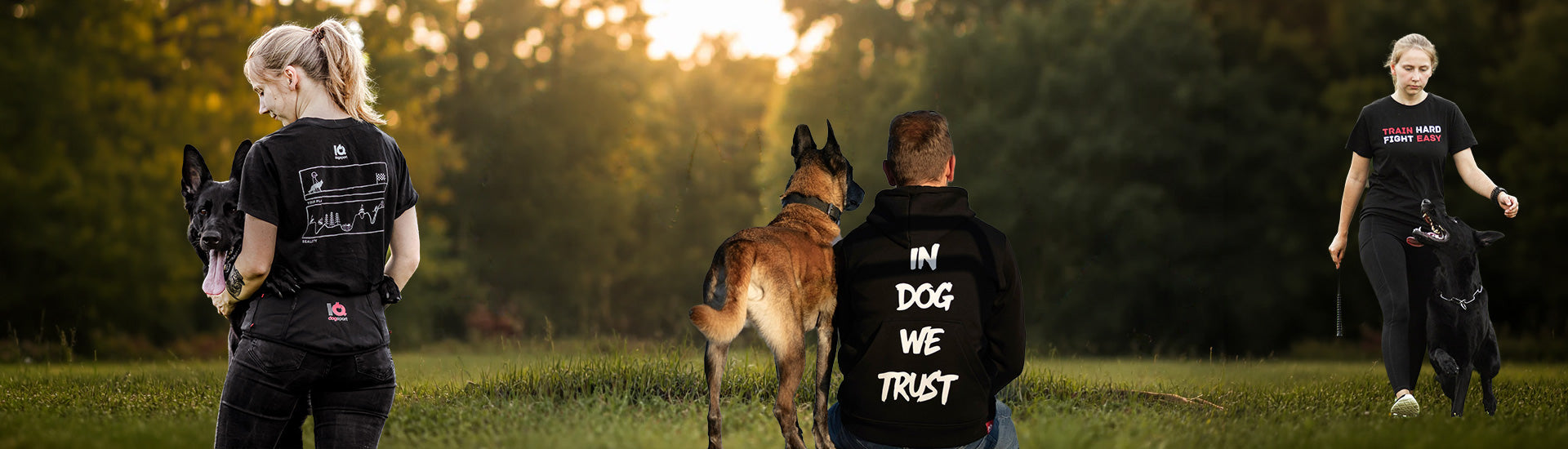 T shirts and hoodies
