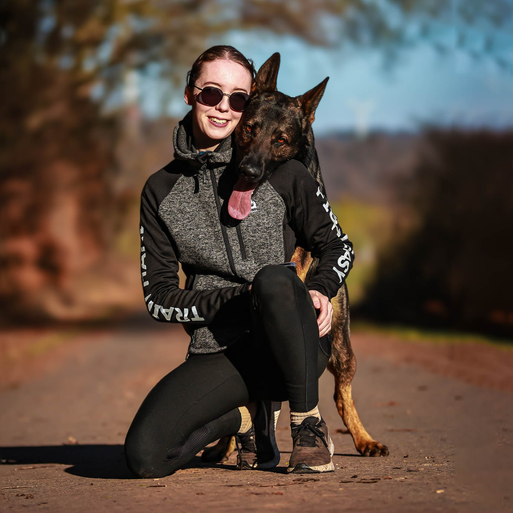 Women's Zip Hoodie fitted Dog Sports | IQ Dogsport
