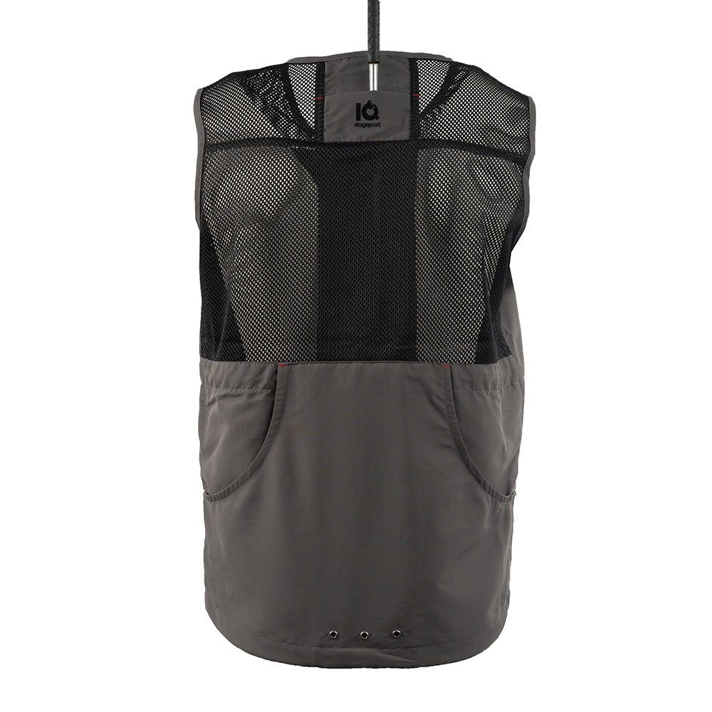 Sommerweste grau Gertenfach