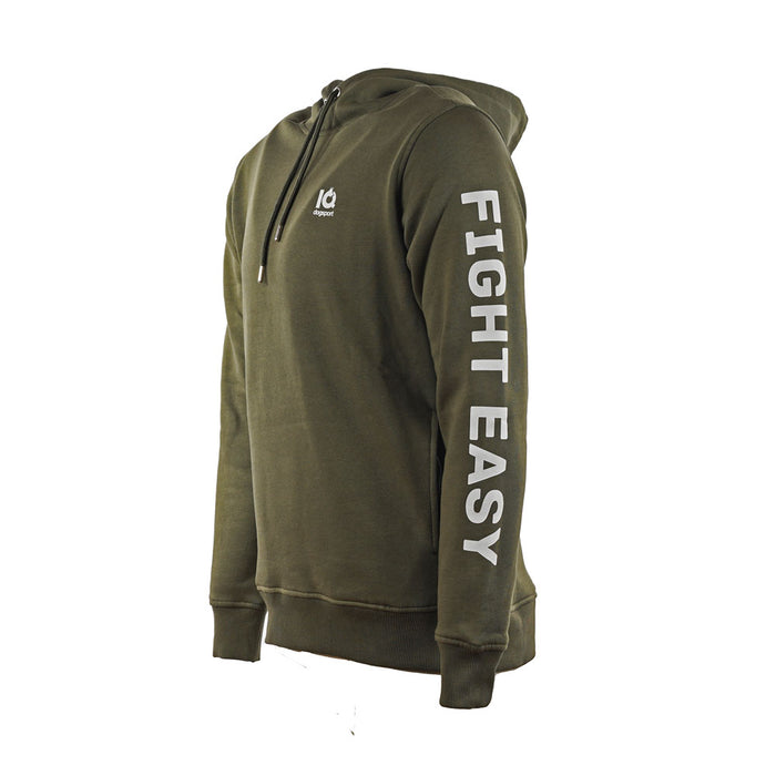 IQ Trainingshoodie 'Train Hard. Fight Easy.' Olive