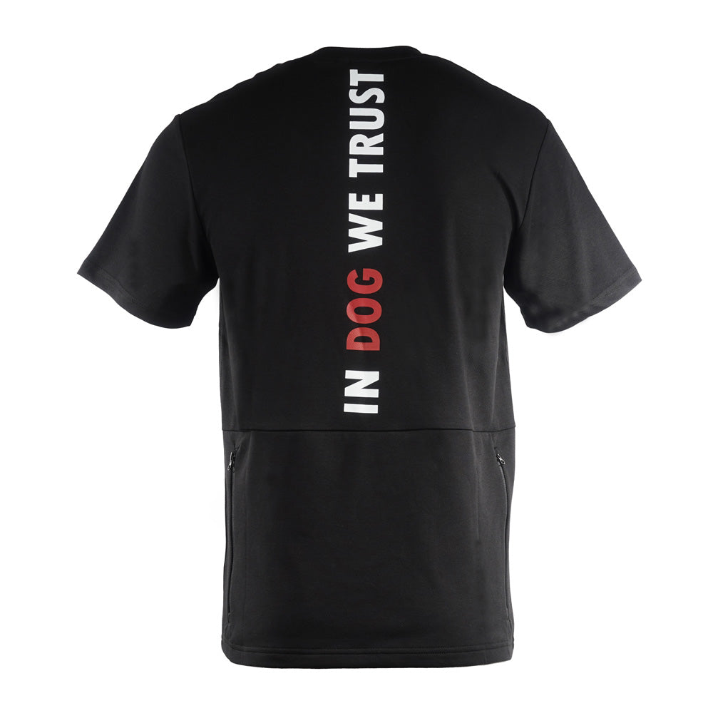 IQ Trainingsshirt Unisex mit Rückentasche – Funktionsshirt für Hundetraining & Alltag