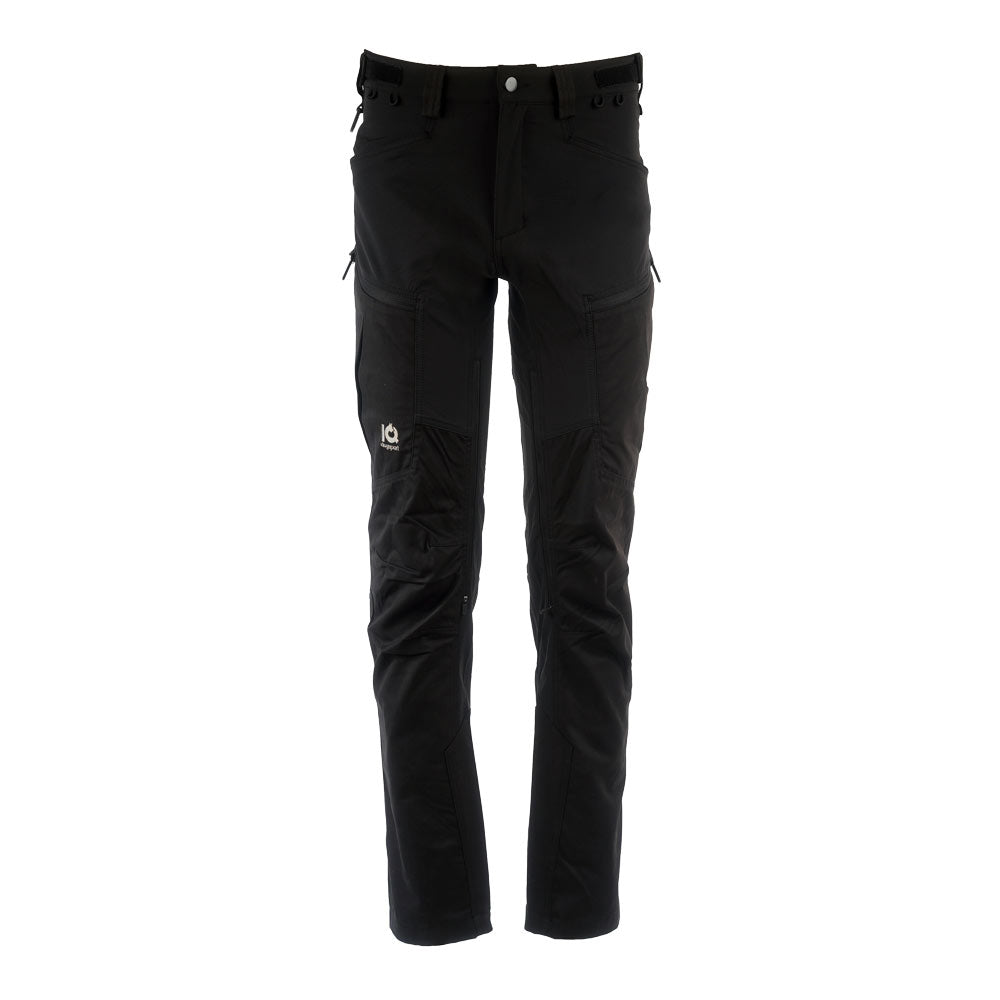 IQ Trainer Pants schwarz – Hundesport Hose Frontalansicht mit Beintaschen