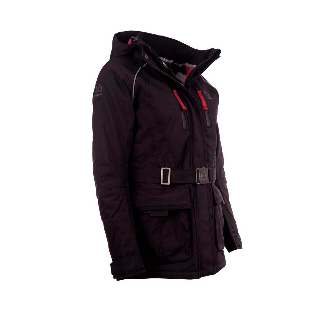 Winterjacke für Hundehalter Damen Schwarz Diagonale