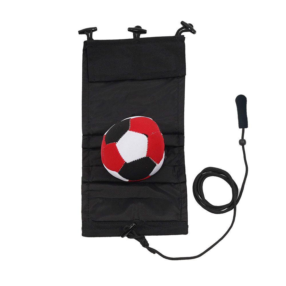 IQ Balltasche offen mit Ball zur Bestätigung