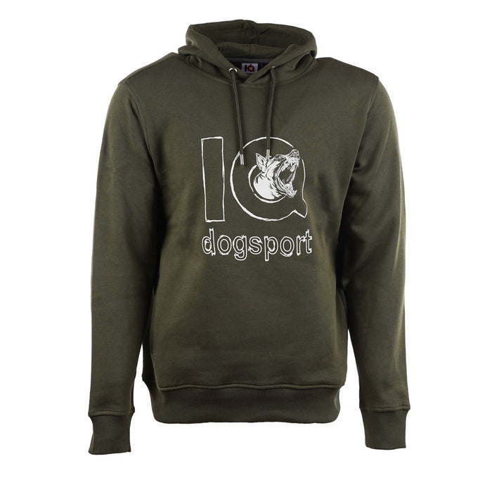 IQ Power Hoodie Olive | Malinois-Scribble