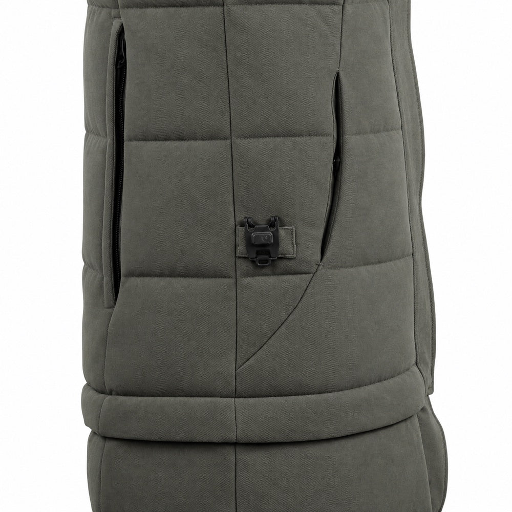 MOLLE-Anbindung am IQ Zip-off Wintermantel – Befestigung der IQ MagDock Futtertasche