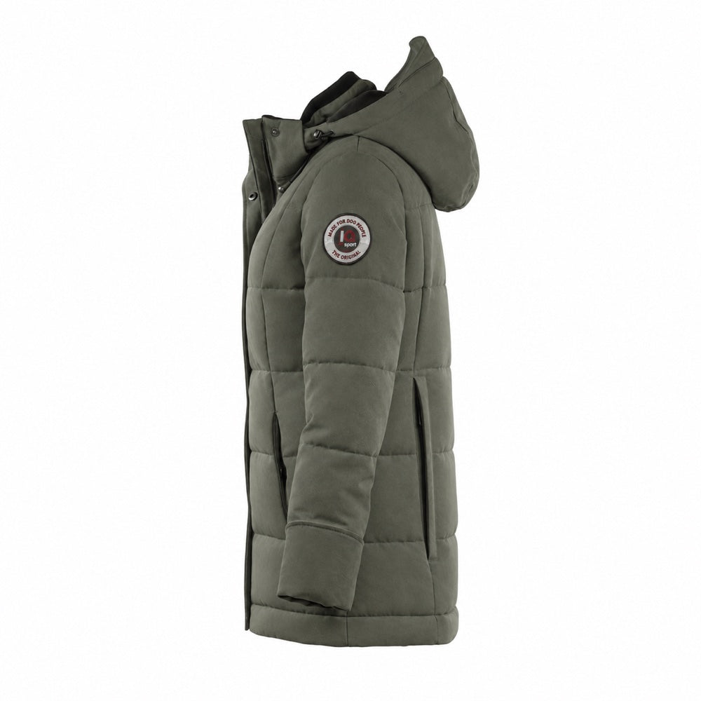 IQ Zip-off Wintermantel Damen als Parka mit abgezippter Verlängerung – Seitenansicht