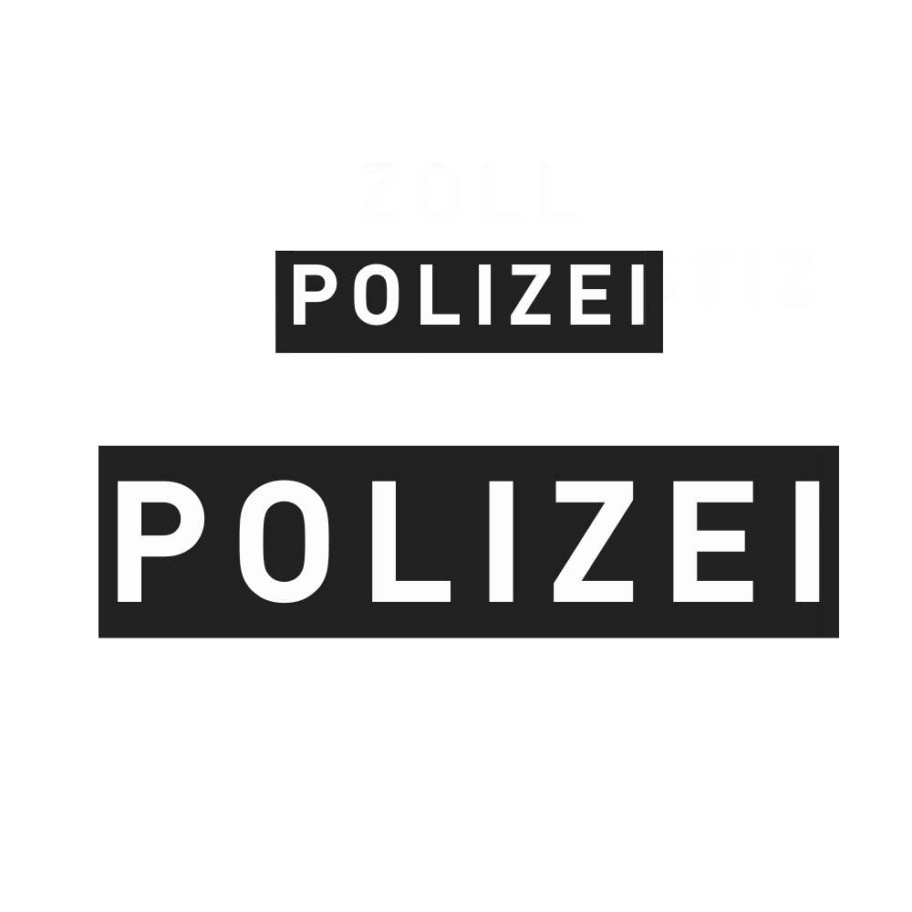 Polizei Patch für Hundeweste im Diensthund Einsatz mit klarer Kennzeichnung für K9 und Behörden